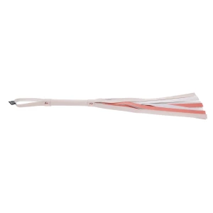 Sportsheets – S&M Peaches ‘n CreaMe Stripe Flogger – Cream & Orange