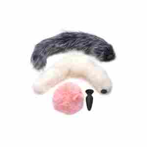 TAILZ - Snap-On Anal Plug with 3 Interchangeable Tails