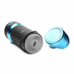 THE MILKER - Intense  Masturbator Suction & Vibration - Black/Blue