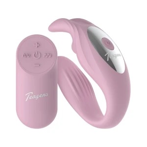 Teazers – Bunny Couple Vibrator with Remote – Pink
