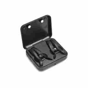 XR Brands - Dark Grip Vibrating Nipple Clamps - Black