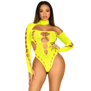 Asymmetrical Cut Out Bodysuit