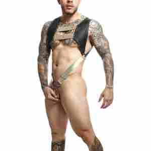 DNGEON Top Cockring Harness