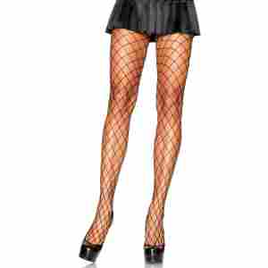 Elastane Diamond Fishnet Pantyhose