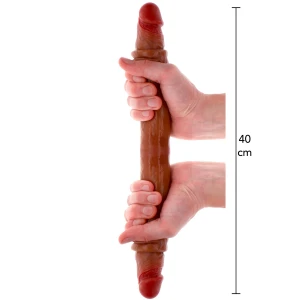Foreskin Double Dong Silicone 40 cm