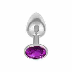 Jewel Small Amethyst Plug