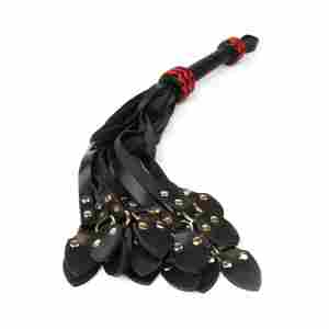 Leather Cat-o-Nine Whip