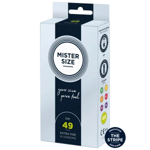 MISTER SIZE 49mm Condoms 10pcs