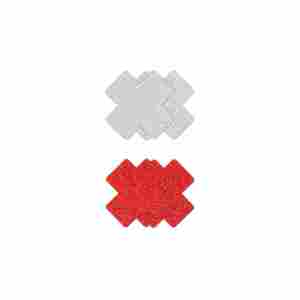 Pasties Glitter Cross 2 Pair