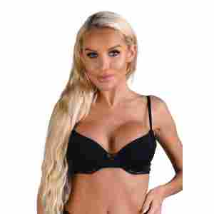 Push-up bra w/ lace racerback