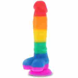 Rainbow Lover Dildo 18 cm