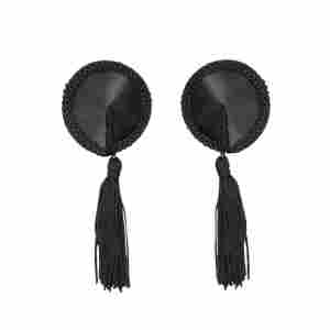 Satin Nipple Covers w Tassel