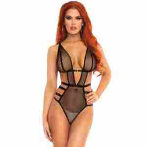 Strappy Teddy With Adjustable Straps