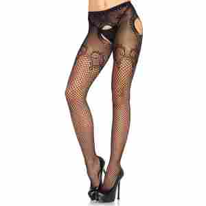 Suspender Hose Of Duchess Lace