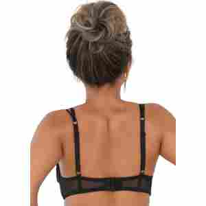 Unlined bra with faux underbust