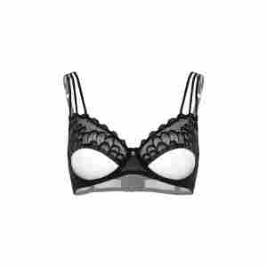 Unlined bra with faux underbust