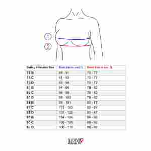 Unlined bra with faux underbust