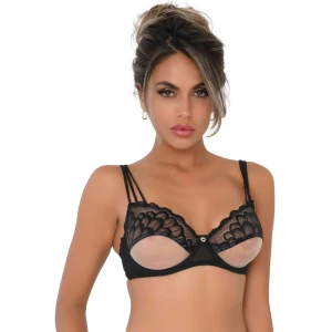 Unlined bra with faux underbust