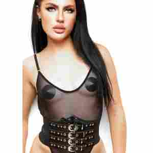 Buckled Front Waist Cincher