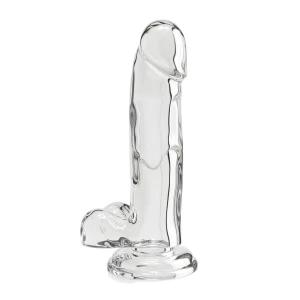 Clear Dildo TPE 18 cm