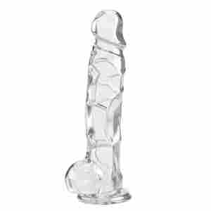 Clear Dildo TPE 22.5 cm