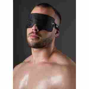 Croc-Embossed Blindfold
