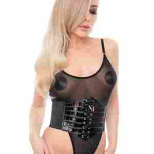 Croco Front Waist Cincher