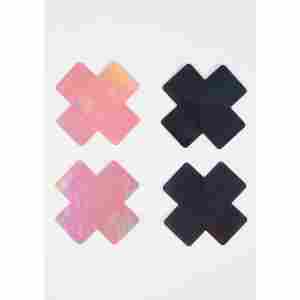 Cross Nipple Pasties 2 Pair