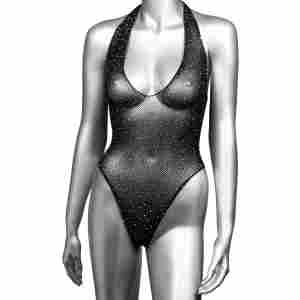 Deep V Bodysuit Plus