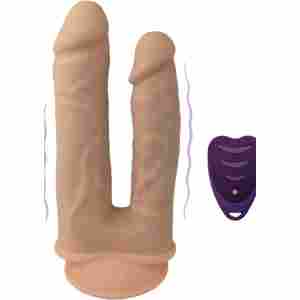 Duo Dildo Vibrating 7+8 inch