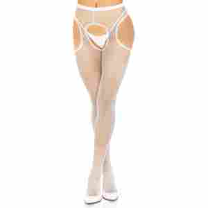 Fishnet Suspender Hose