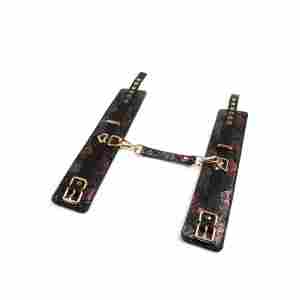 Floral Jacquard Ankle Cuffs
