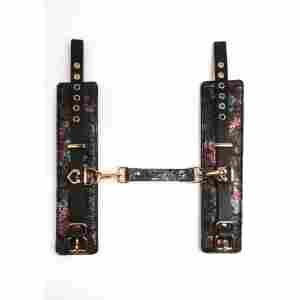 Floral Jacquard Wrist Cuffs