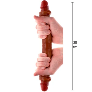 Foreskin Double Dong Silicone 35 cm