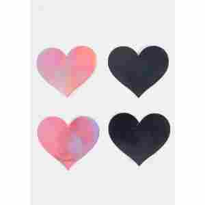 Heart Nipple Pasties 2 Pair