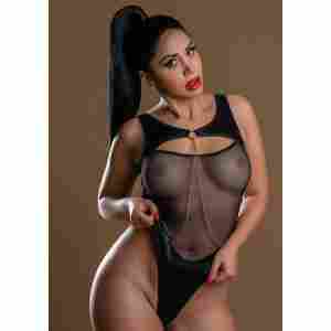 Highwaist Bodysuit With Chain