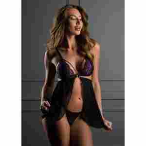 Lace Embrace Babydoll 2-in-1 Set