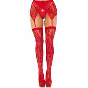 Lace Thigh Highs and Garter Belt