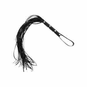 Long Studded Flogger Whip