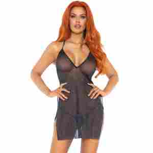 Lurex Y-Back Tank Dress