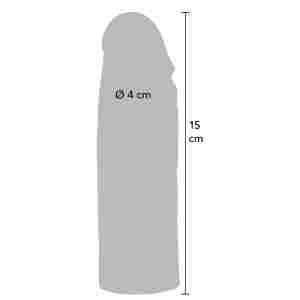 Penis Sleeve Liquid Silicone 15 cm