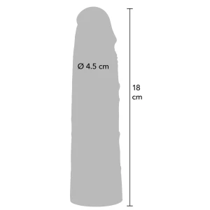 Penis Sleeve Liquid Silicone 18 cm