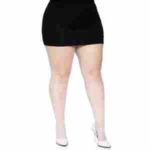 Plus Elastane Industrial Fishnet Pantyhose