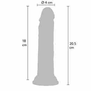 Realistic Dong Liquid Silicone 20.5 cm
