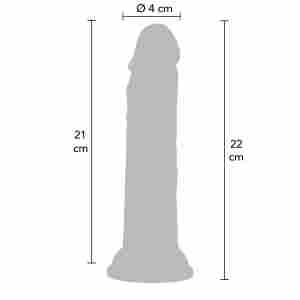 Realistic Dong Liquid Silicone 23 cm