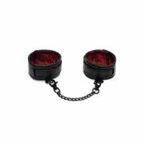 Reverse PU Leather Ankle Cuffs