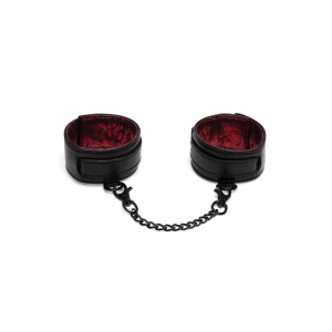 Reverse PU Leather Ankle Cuffs