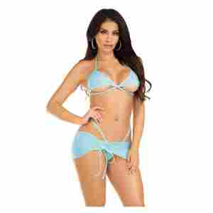 Rhinestone Bra Top