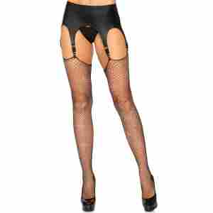 Rhinestone Fishnet Stockings