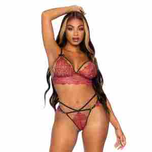 Strappy Bralette and String